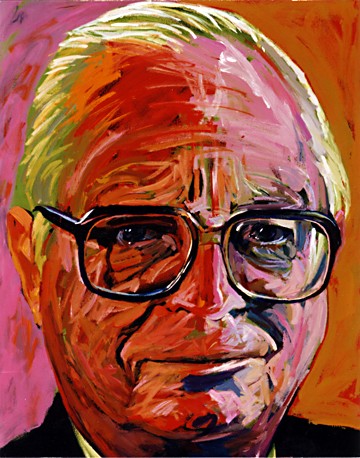 Portrait of Gordon Hampton, 1988, Arnold Mesches