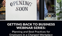 Getting Back To Business Webinar Series: Session Two