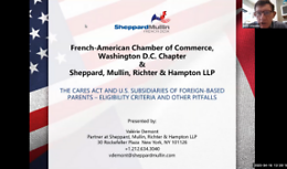 The CARES Act and U.S. Subsidiaries of Foreign-based Parents – Eligibility Criteria and Other Pitfalls