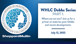 WHLC Dobbs Series Part 1 Where are we now? Join us for a primer on state law post-Dobbs and recent developments.